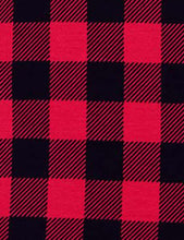 Load image into Gallery viewer, Buffalo Plaid Stay-Up Dress Sock