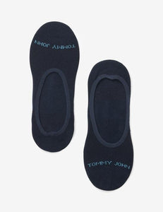 Men's Stay-Put Liner Sock Solid Color (set of 2 pairs)