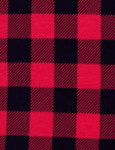 Buffalo Plaid Stay-Up Dress Sock